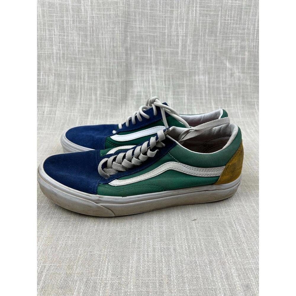 Vans Old Skool Multi-Color Suede and Canvas Sneakers Size 8